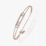 Messika - Classic Move Pave Bracelet Pink Gold